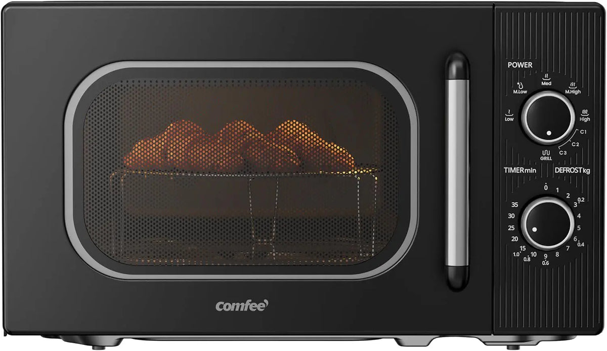 COMFEE' CMO-MG202NC BK Four à Micro-ondes 20L – 1000 W, noir