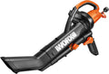WORX Souffleur de jardin Trivac WG505E 3000 W et aspirateur de jardin pour nettoyer les patios – noir