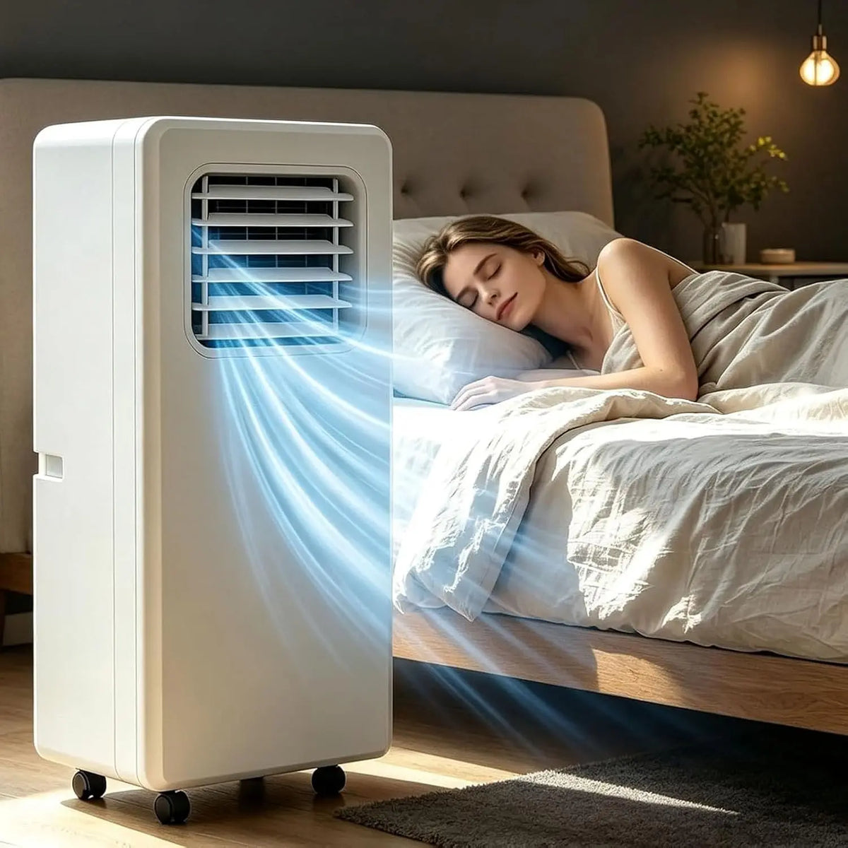 HURUMA Climatiseur Mobile Monobloc 12000/18000 BTU – gris/noir