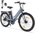 HITWAY 27,5 Pouces Vélo électrique 36V 13Ah Batterie – 250 w, gris/noir
