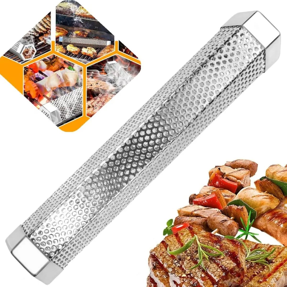 Tube de Fumée pour Granulés appareil de cuisson – argenté