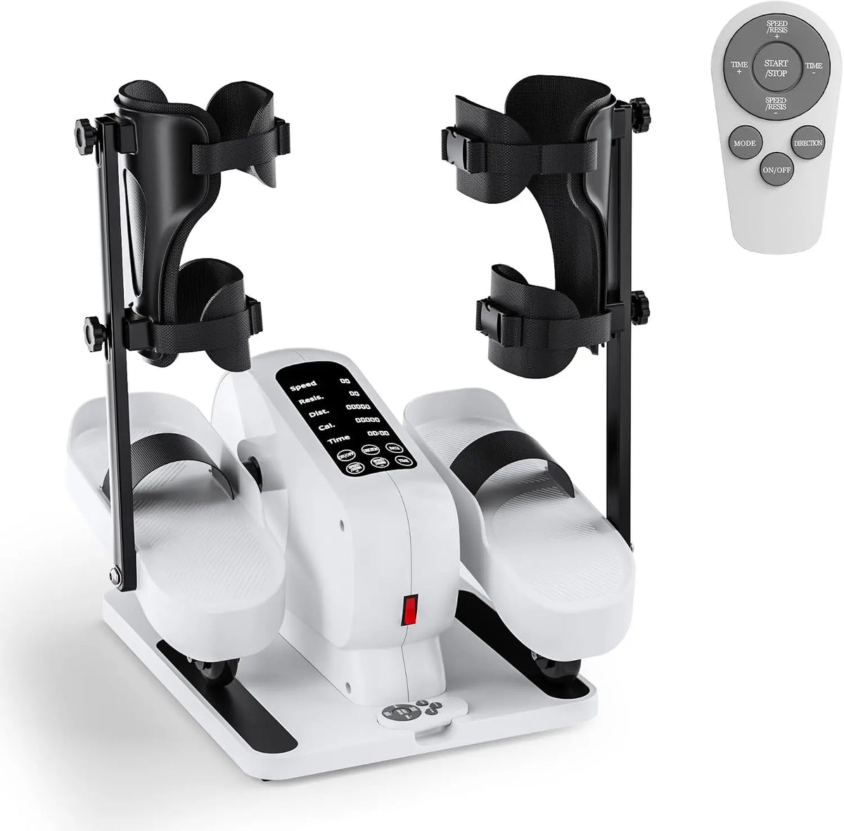 MOMODA Mini Vélo Elliptique sous Bureau – 70 W, gris/noir