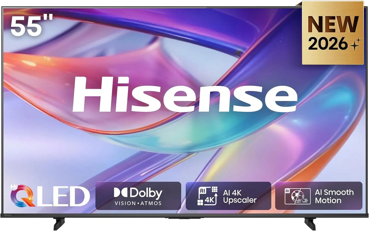 Hisense 55E7DS téléviseur connecté 2026 QLED 55' 139 cm 4K Noir – 120 Hz