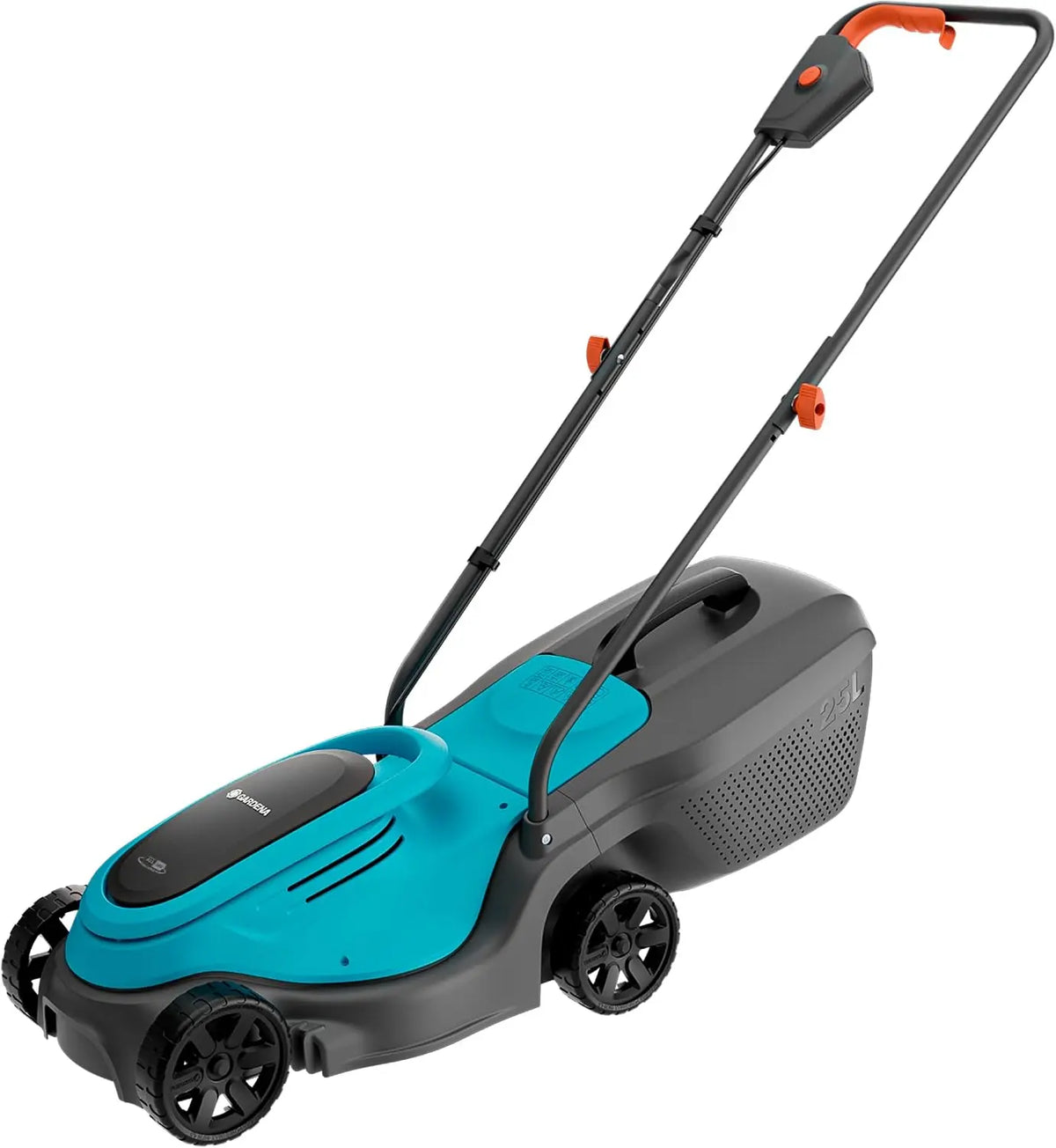 Gardena Tondeuse sur Batterie EasyMax 30/18V P4A - Kit prêt à l'emploi: Lame de Coupe – sans fil, gris/bleu/noir