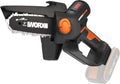 WORX Mini Tronçonneuse sans balais sans fil 20V WG325E.9 – gris/noir