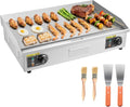 VEVOR Plancha Électrique Commerciale 725x400 mm – 4400 W, argenté