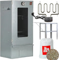 ITA Fumoir Électrique 7000 - Ensemble Smoker avec Chauffage – gris