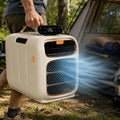 Climatiseur portable – 800 W / 450 W, noir/gris