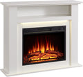 BALDERIA Liora cheminée électrique avec Chauffage – 2000 W, blanc