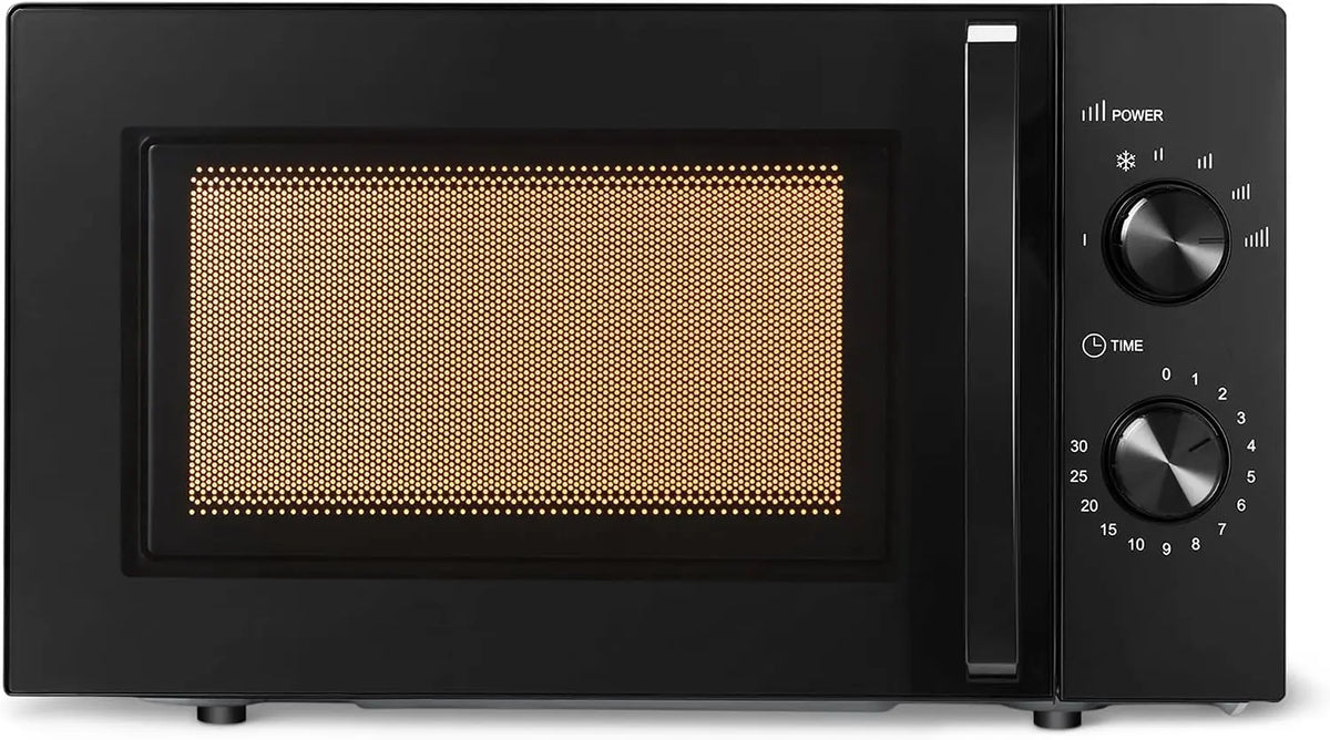 Amazon Basics Four à Micro-Ondes Solo Avec 6 Niveaux de Puissance et Décongélation – 700 W, 20 L, noir