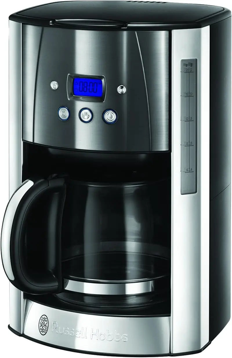 Russell Hobbs Cafetière [Technologie WhirlTech-extraction optimale] Luna grise 1000W – 1,5 L