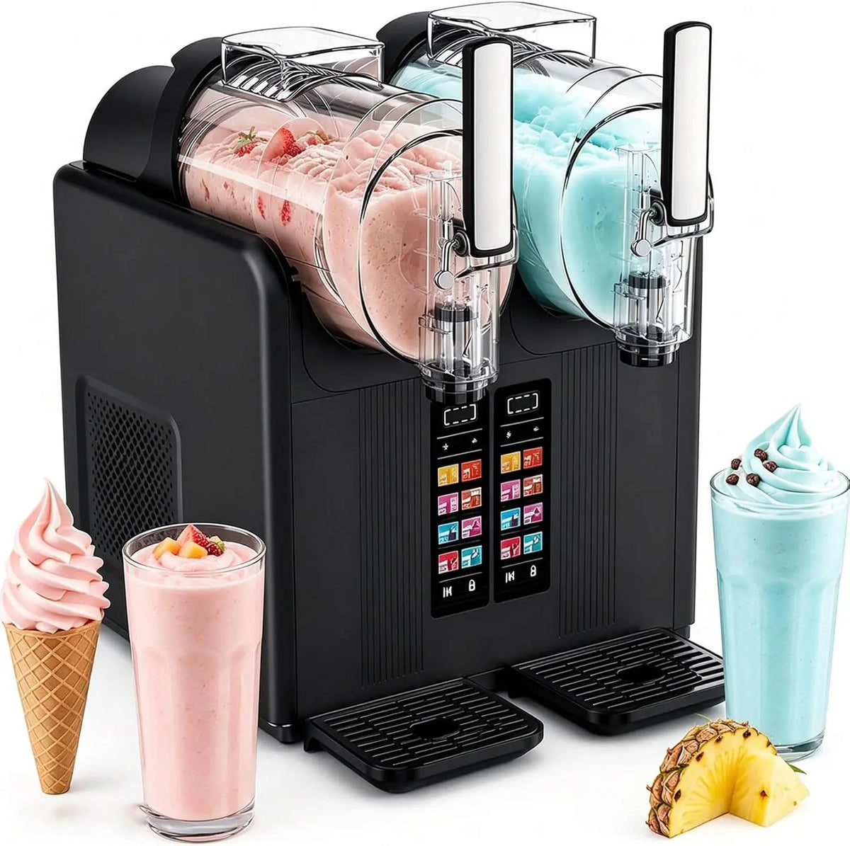 Machine À Granités Et Glace À L'italienne – 430 W, 2 L, noir