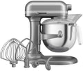 KitchenAid Robot Pâtissier Professionnel 6.6L Relevage Bol – 6,6 L, argenté