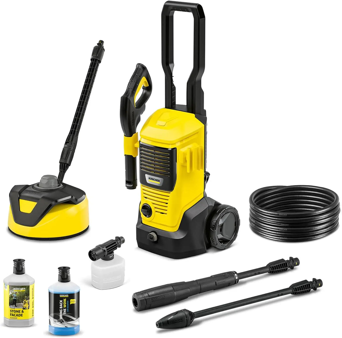 Kärcher Nettoyeur Haute Pression K 4 FJ Home – 420 l/h, gris/noir/jaune