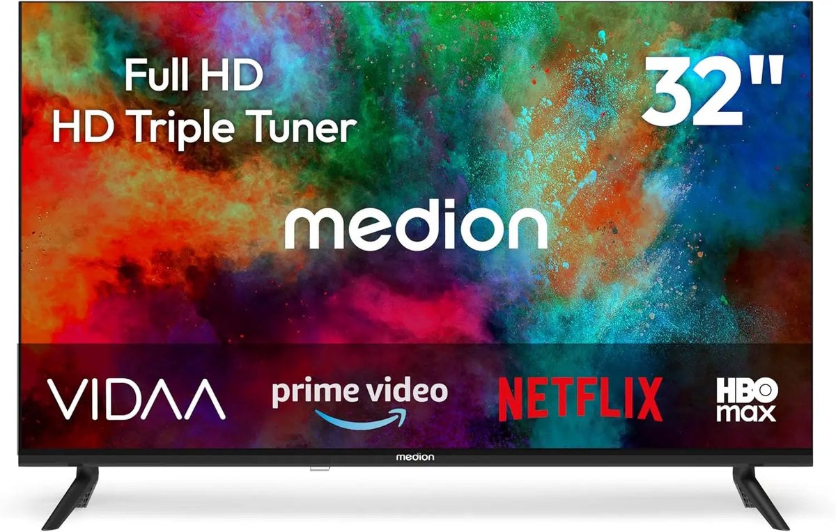 MEDION 80 cm 32' haute définition LED VIDAA téléviseur connecté - MD832102 – noir