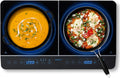 MEDION Plaque de cuisson double à induction 3500 Watt – MD15324, 3,500 watts, noir