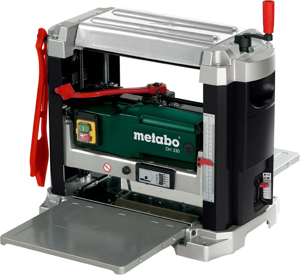 Metabo DH 330 Raboteuse de Chantier – 1800 W, gris/noir
