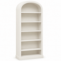 Bibliothèque blanche à arches et 5 niveaux 90x35x190 cm